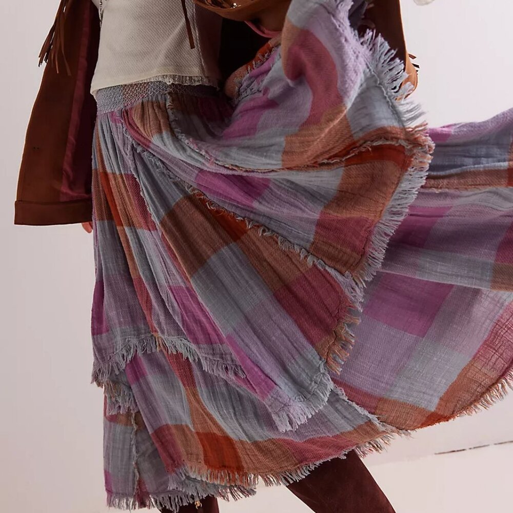 Free People FP One Averie Maxi Skirt Large - Picture 2 of 6